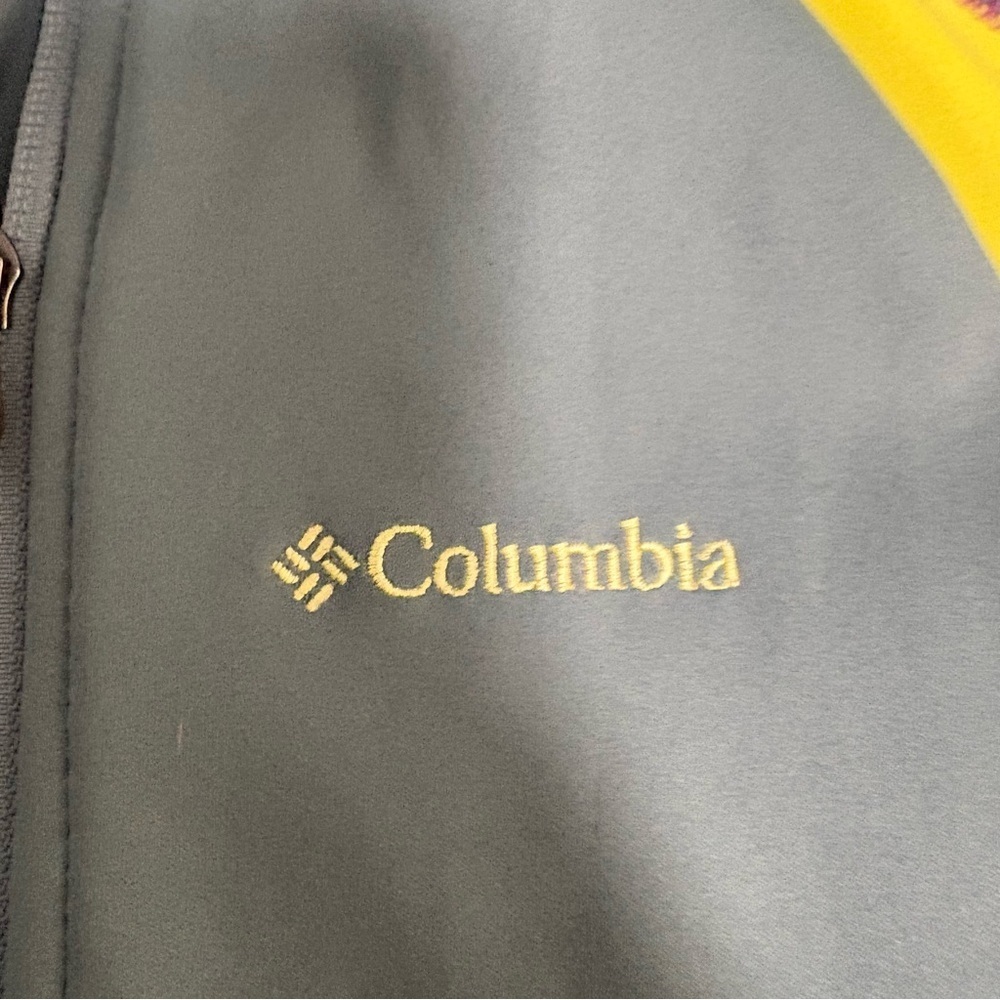 Columbia Women's Teal and Lime Jacket - Picture 3 of 9